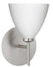 Besa - 1SW-177907-SN - One Light Wall Sconce - Mia - Satin Nickel