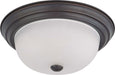 Nuvo Lighting - 60-3146 - Two Light Flush Mount - Close to Ceiling Mahogany Bronze - Mahogany Bronze