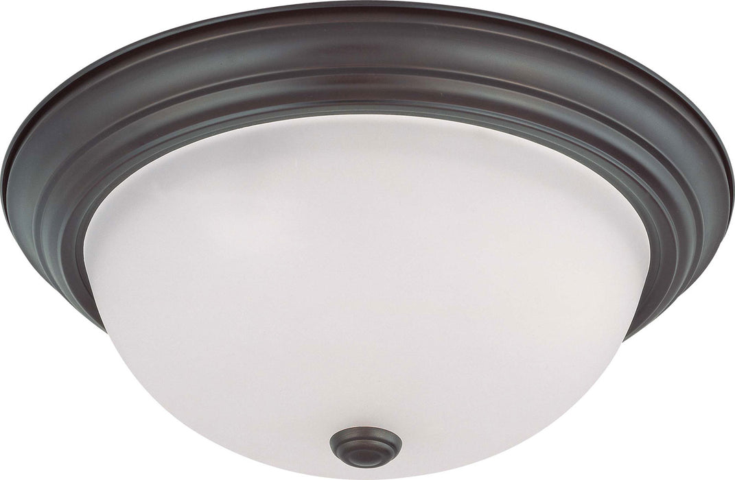 Nuvo Lighting - 60-3147 - Three Light Flush Mount - Close to Ceiling Mahogany Bronze - Mahogany Bronze