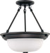 Nuvo Lighting - 60-3149 - Two Light Semi Flush Mount - Close to Ceiling Mahogany Bronze - Mahogany Bronze