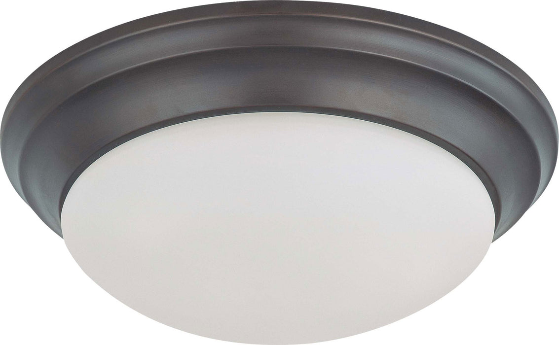 Nuvo Lighting - 60-3176 - Two Light Flush Mount - Close to Ceiling Mahogany Bronze - Mahogany Bronze