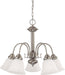 Nuvo Lighting - 60-3240 - Five Light Chandelier - Ballerina - Brushed Nickel