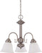 Nuvo Lighting - 60-3241 - Three Light Chandelier - Ballerina - Brushed Nickel