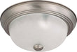 Nuvo Lighting - 60-3261 - Two Light Flush Mount - Close to Ceiling Brushed Nickel - Brushed Nickel