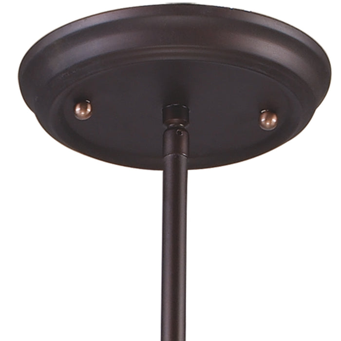 One Light Mini Pendant from the Barringer collection in Aged Bronze finish