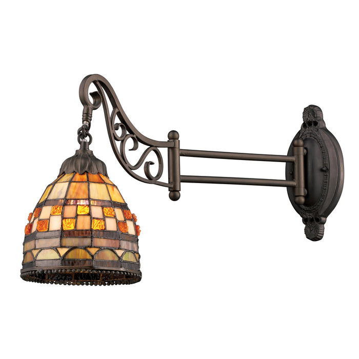 ELK Home - 079-TB-10 - One Light Wall Sconce - Jewelstone - Tiffany Bronze