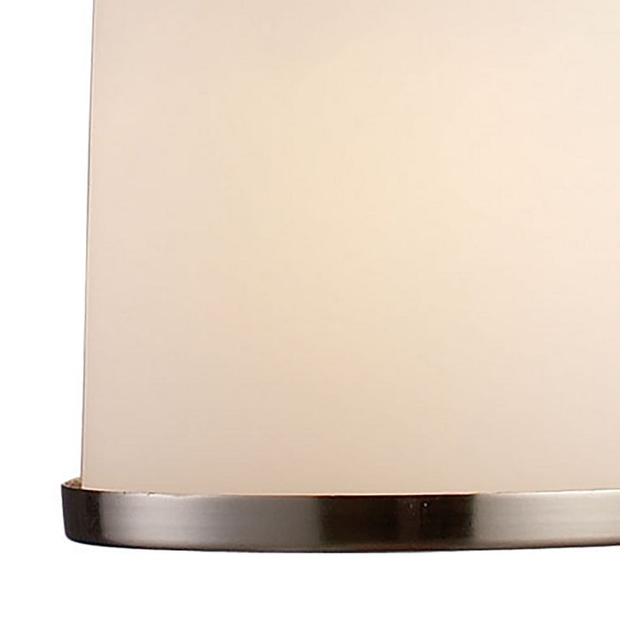 One Light Mini Pendant from the Brooksdale collection in Satin Nickel finish