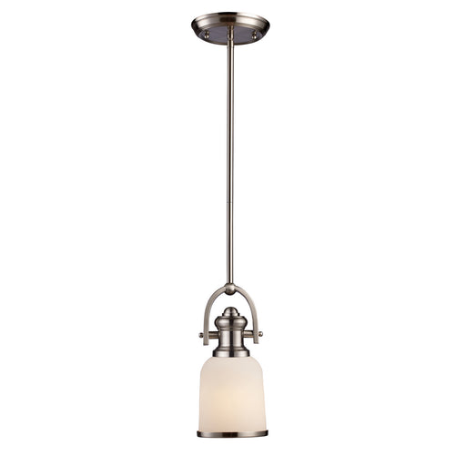 ELK Home - 66161-1 - One Light Mini Pendant - Brooksdale - Satin Nickel