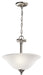 Kichler - 3694NI - Two Light Pendant/Semi Flush Mount - Wynberg - Brushed Nickel