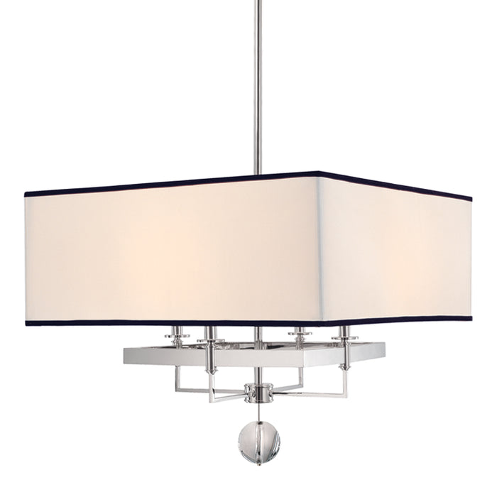 Hudson Valley - 5646-PN - Four Light Chandelier - Gresham Park - Polished Nickel