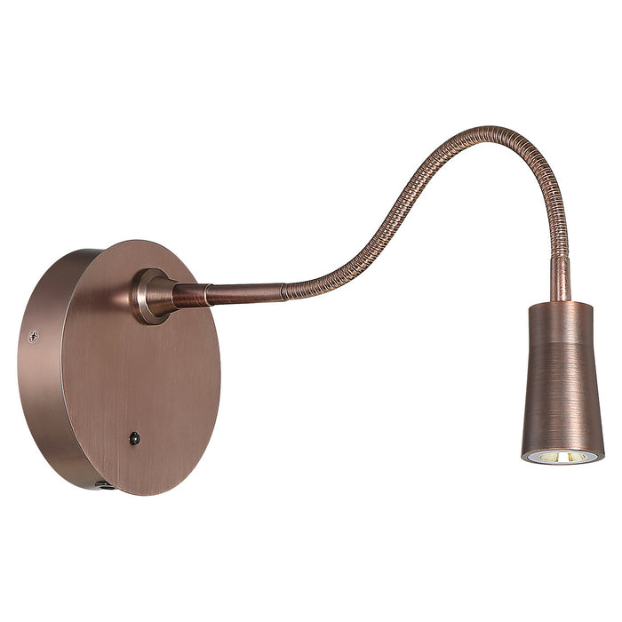 LED Wall Mount from the Epiphanie collection in Bronze finish