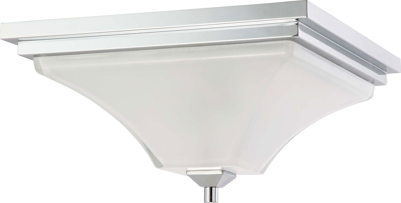 Nuvo Lighting - 60-4006 - Two Light Flush Mount - Parker - Polished Chrome