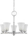 Nuvo Lighting - 60-4265 - Five Light Chandelier - Teller - Polished Chrome