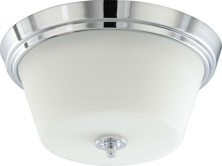 Nuvo Lighting - 60-4088 - Three Light Flush Mount - Bento - Polished Chrome