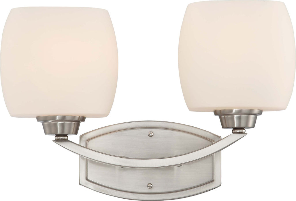 Nuvo Lighting - 60-4182 - Two Light Vanity - Helium - Brushed Nickel