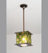 Meyda Tiffany - 15539 - One Light Mini Pendant - Utopia - Mahogany Bronze