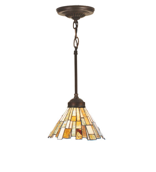 Meyda Tiffany - 99787 - One Light Mini Pendant - Delta - Mahogany Bronze