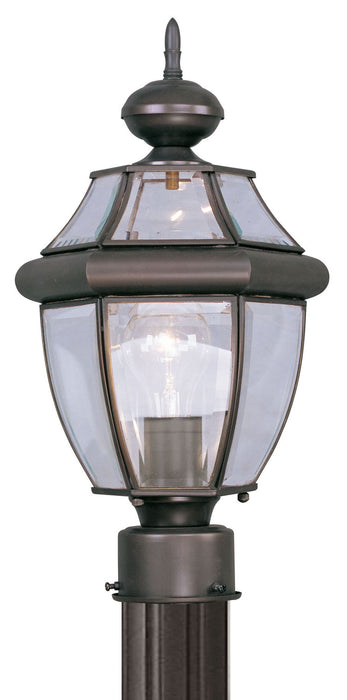 Livex Lighting - 2153-07 - One Light Outdoor Post-Top Lanterm - Monterey - Bronze