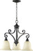 Quorum - 6354-3-86 - Three Light Chandelier - Bryant - Oiled Bronze