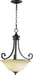 Quorum - 8154-3-86 - Three Light Pendant - Bryant - Oiled Bronze