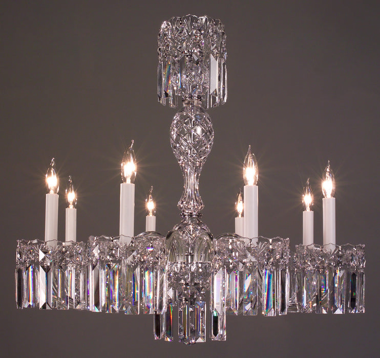 Classic Lighting - 82038 CH CP - Eight Light Chandelier - Buckingham - Chrome