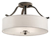 Kichler - 42486OZ - Four Light Semi Flush Mount - Leighton - Olde Bronze