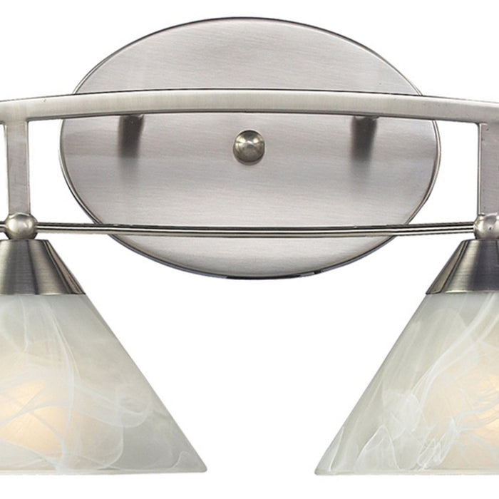Four Light Vanity from the Elysburg collection in Satin Nickel finish