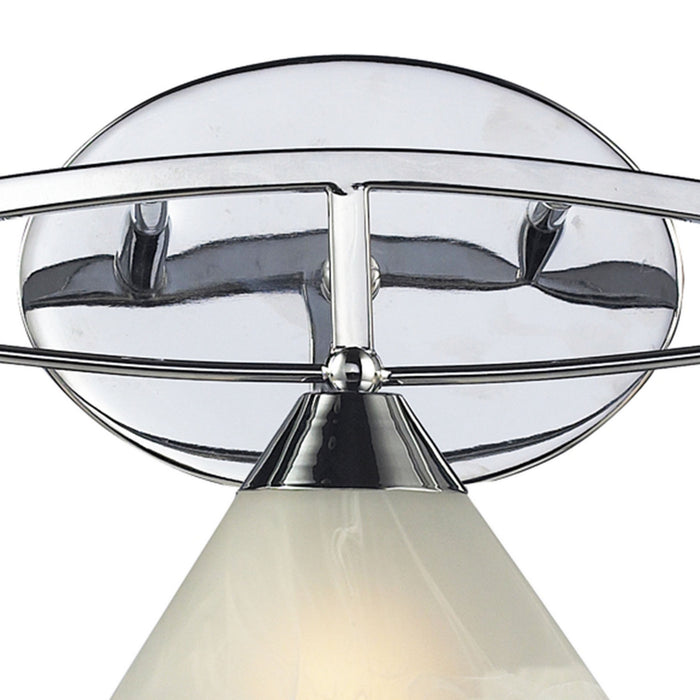 Three Light Vanity from the Elysburg collection in Polished Chrome finish