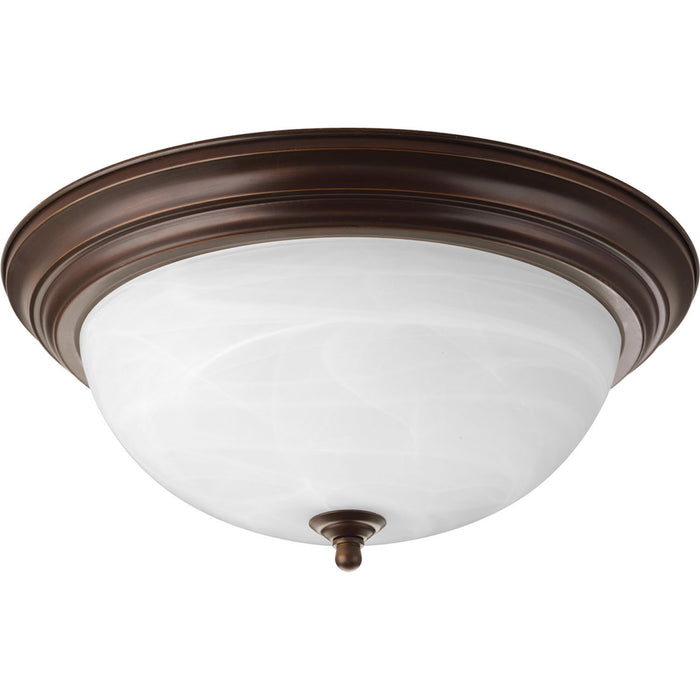 Progress Lighting - P3926-20 - Three Light Close-to-Ceiling - Alabaster - Antique Bronze