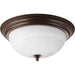 Progress Lighting - P3926-20 - Three Light Close-to-Ceiling - Alabaster - Antique Bronze