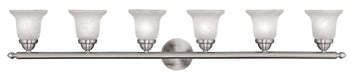 Livex Lighting - 1066-91 - Six Light Bath Vanity - Neptune - Brushed Nickel