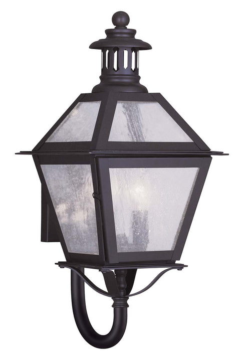 Livex Lighting - 2041-07 - Two Light Outdoor Wall Lantern - Waldwick - Bronze