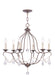 Livex Lighting - 6426-71 - Six Light Chandelier - Chesterfield - Hand Applied Venetian Golden Bronze