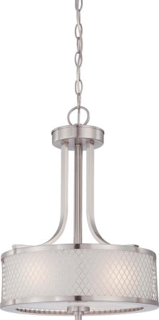 Nuvo Lighting - 60-4686 - Three Light Pendant - Fusion - Brushed Nickel