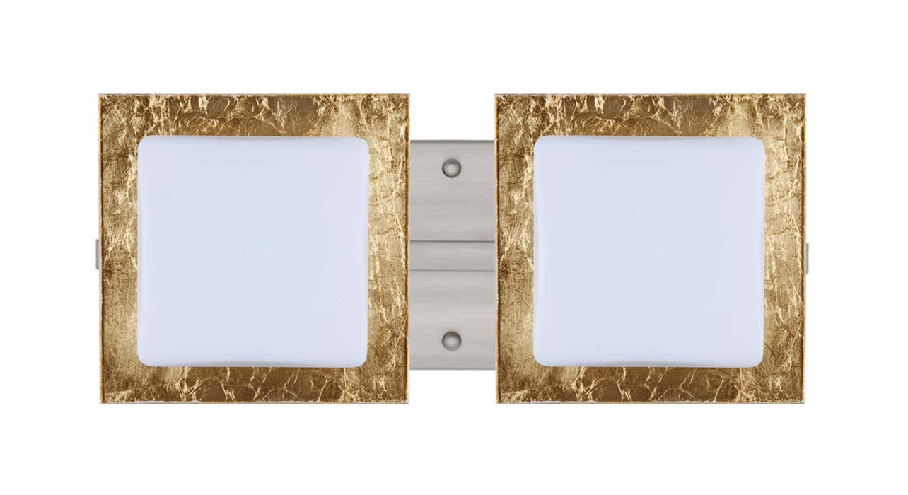 Besa - 2WS-7735GF-SN - Two Light Wall Sconce - Alex - Satin Nickel