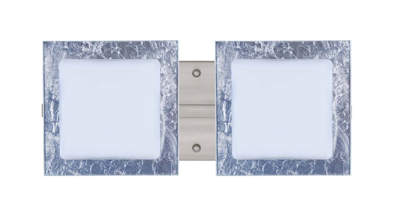 Besa - 2WS-7735SF-SN - Two Light Wall Sconce - Alex - Satin Nickel