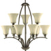 Progress Lighting - P4492-20 - Nine Light Chandelier - Joy - Antique Bronze