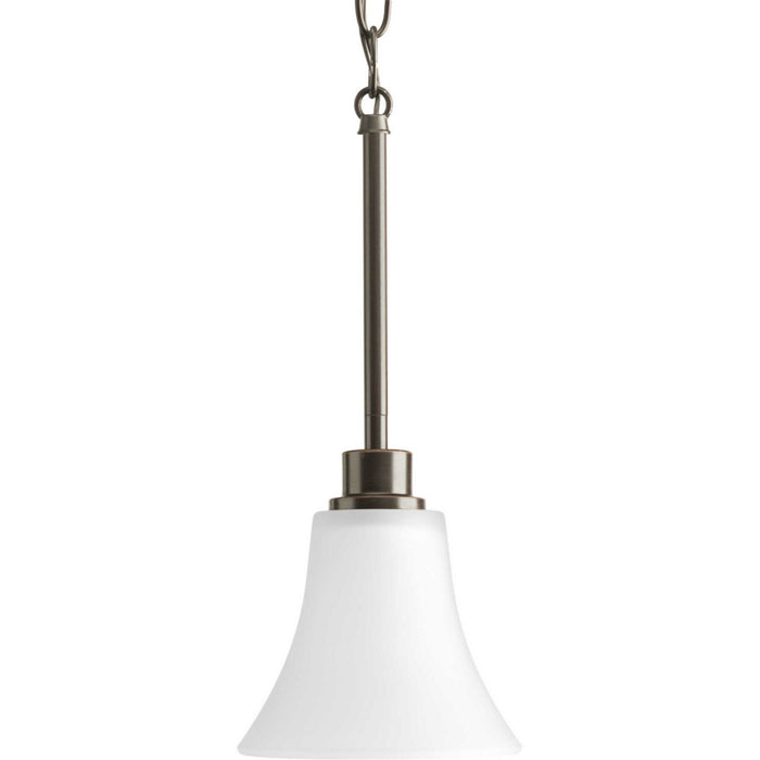 One Light Mini Pendant from the Joy collection in Brushed Nickel finish