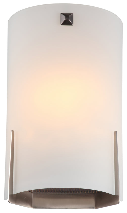 DVI Lighting - DVP1342SN-OP - Two Light Wall Sconce - Kingston - Satin Nickel w/ Half Opal Glass