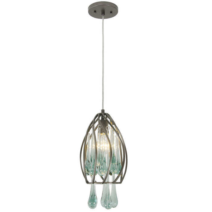 One Light Mini Pendant from the Area 51 collection in New Bronze finish