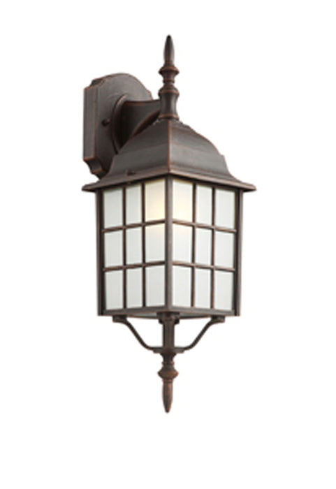 Trans Globe Imports - 4420 RT - One Light Wall Lantern - San Gabriel - Rust