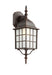 Trans Globe Imports - 4420 RT - One Light Wall Lantern - San Gabriel - Rust