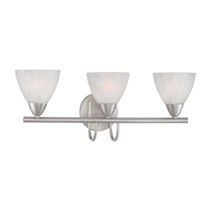 ELK Home - 190017117 - Three Light Wall Lamp - Tia - Matte Nickel