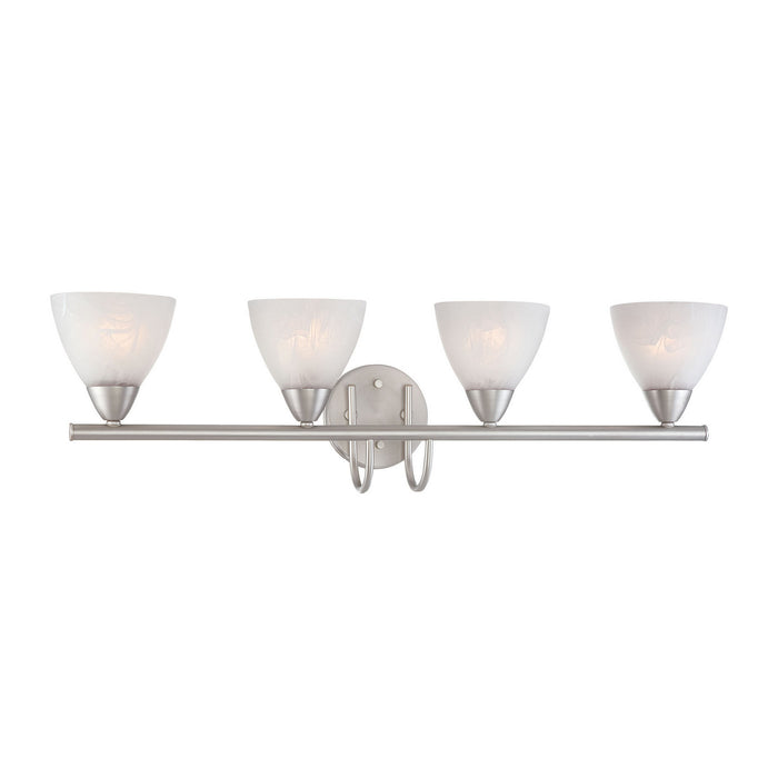 ELK Home - 190018117 - Four Light Wall Lamp - Tia - Matte Nickel