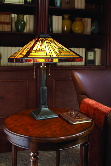 Two Light Table Lamp from the Stephen collection in Vintage Bronze finish