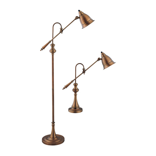 ELK Home - 97623 - Set of 1 Floor and 1 Table Lamp - Watson - Brass