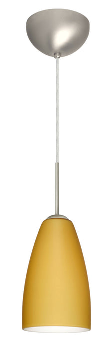 Besa - 1JC-1511VM-SN - One Light Pendant - Riva - Satin Nickel