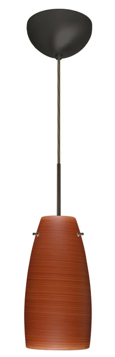 Besa - 1JC-1512CH-BR - One Light Pendant - Tao - Bronze