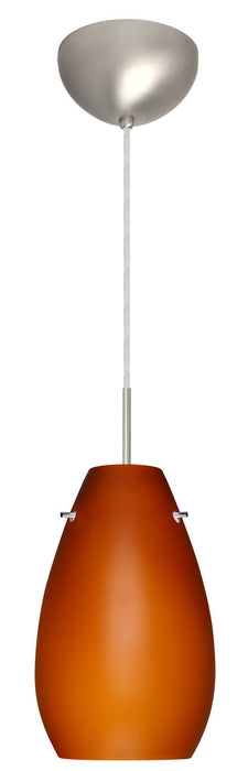 Besa - 1JC-412680-SN - One Light Pendant - Pera - Satin Nickel