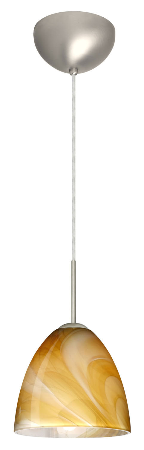 Besa - 1JC-4470HN-SN - One Light Pendant - Vila - Satin Nickel